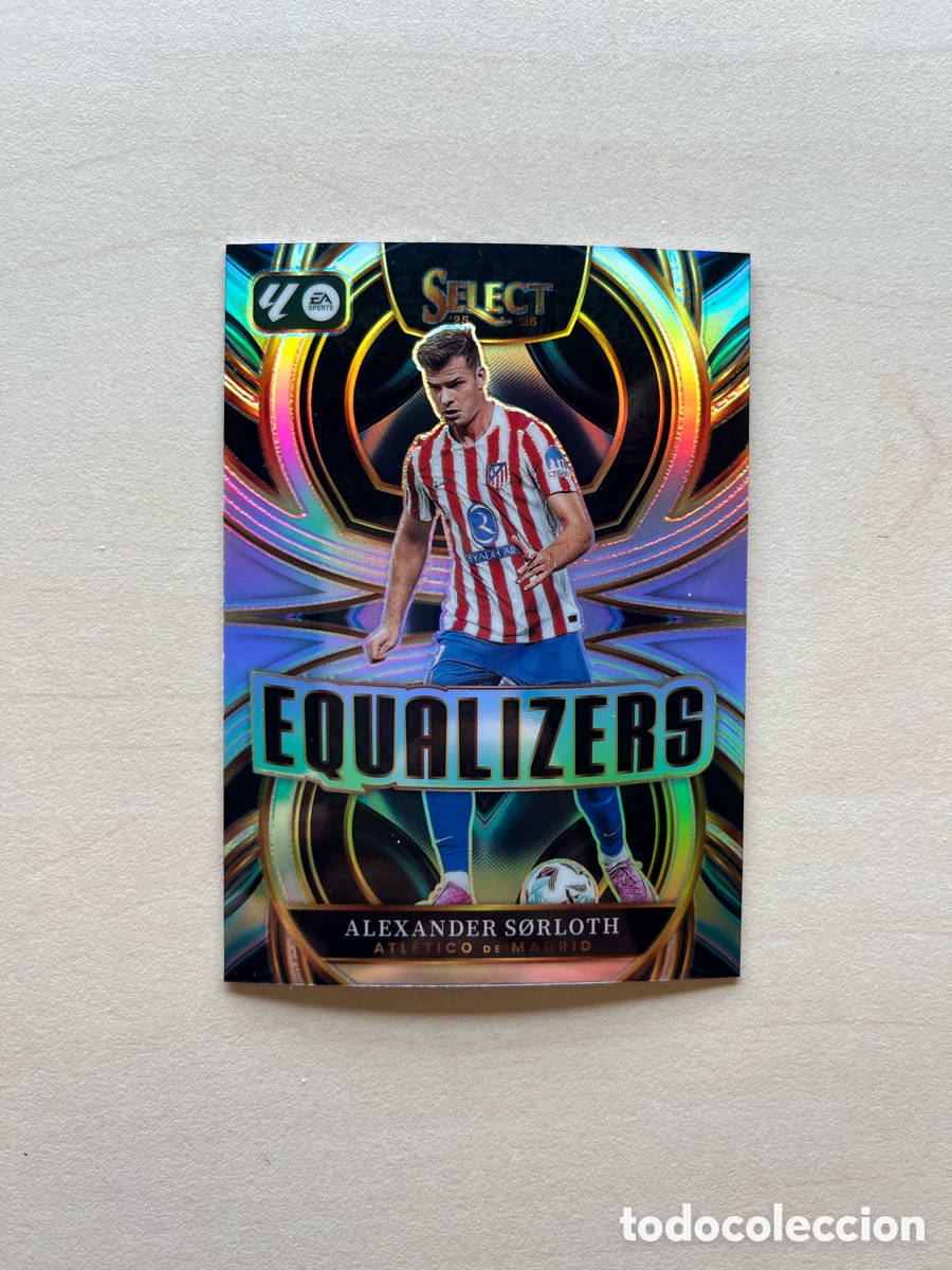 Cromos de f&uacute;tbol: Sorloth Equalizers Refractor Select La Liga 2025-26 - Atl&eacute;tico de Madrid