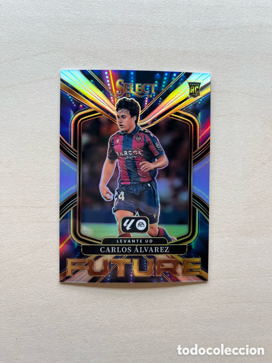 Cromos de f&uacute;tbol: Carlos &Aacute;lvarez Future Refractor Select La Liga 2025-26 - Levante