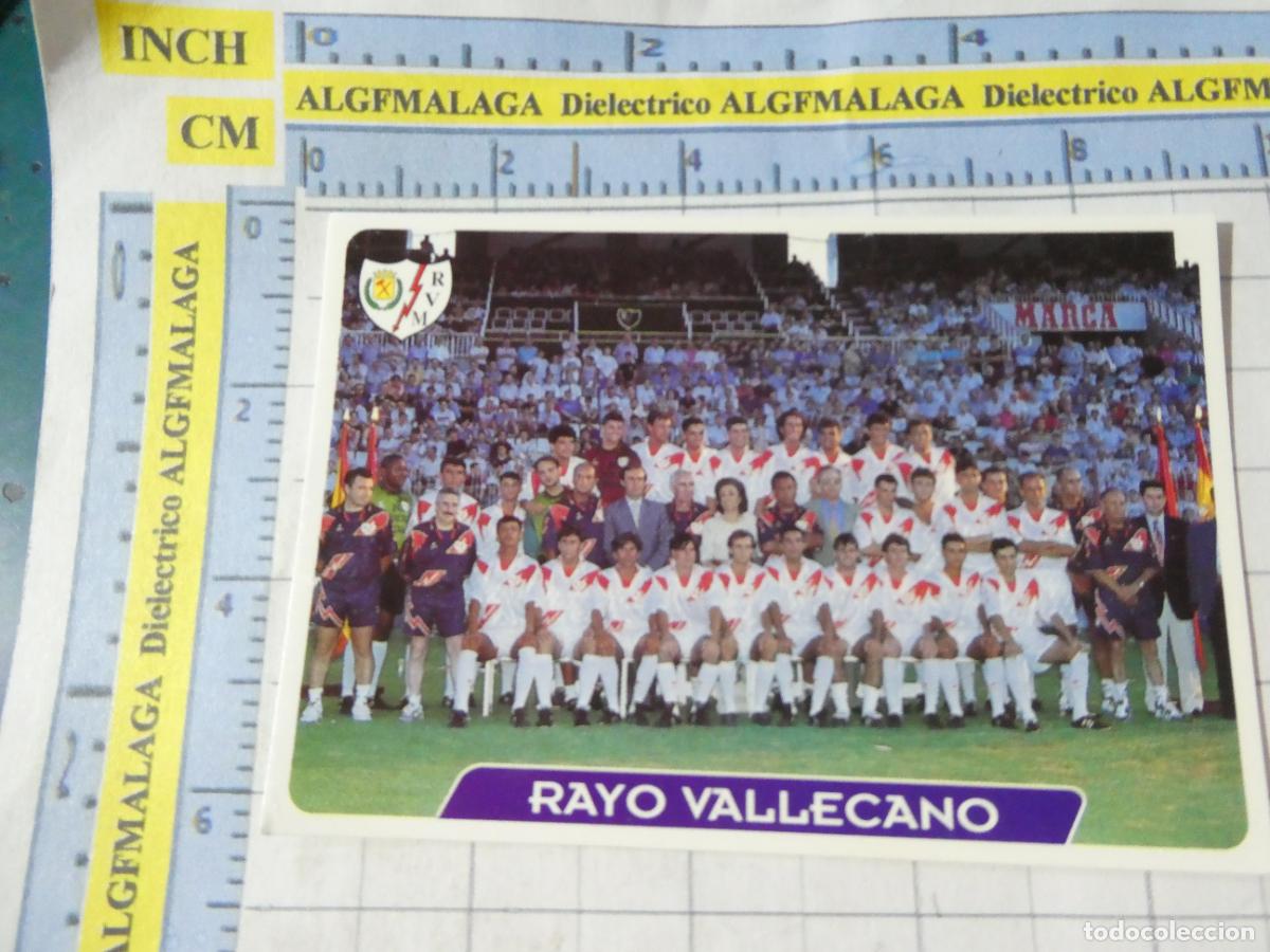 Cromos de f&uacute;tbol: CROMO TRADING CARD FICHA LIGA 95 96. 361 RAYO VALLECANO PLANTILLA. 76