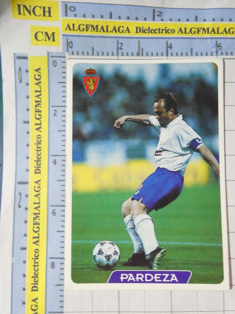 Cromos de f&uacute;tbol: CROMO TRADING CARD FICHA LIGA 95 96. 125 PARDEZA REAL ZARAGOZA. 78