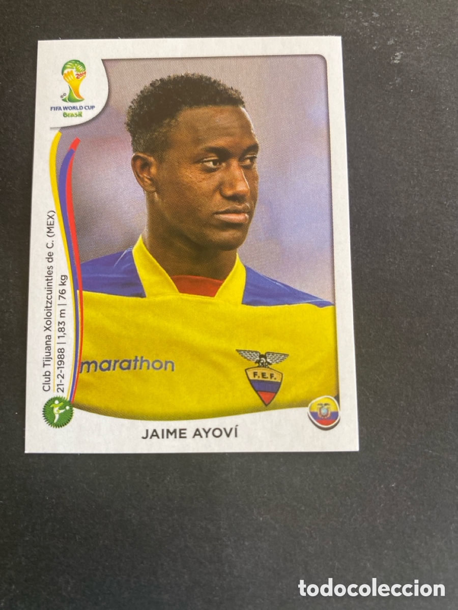 Cromos de f&uacute;tbol: Cromo Mundial Brasil 2014 Ecuador N* 373