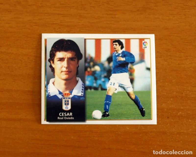 Cromos de f&uacute;tbol: Real Oviedo - C&eacute;sar - Ediciones Este Liga 1998-1999, 98-99 - Nunca Pegado