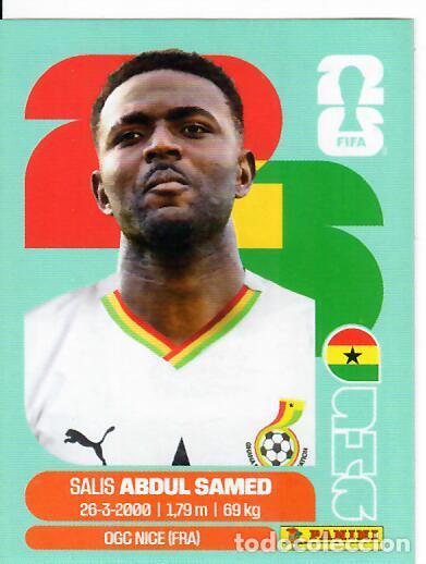 Cromos de f&uacute;tbol: CROMO PANINI MUNDIAL WORLD CUP 2026 - GHA11 GHA 11 - ABDUL SAMED - GHANA