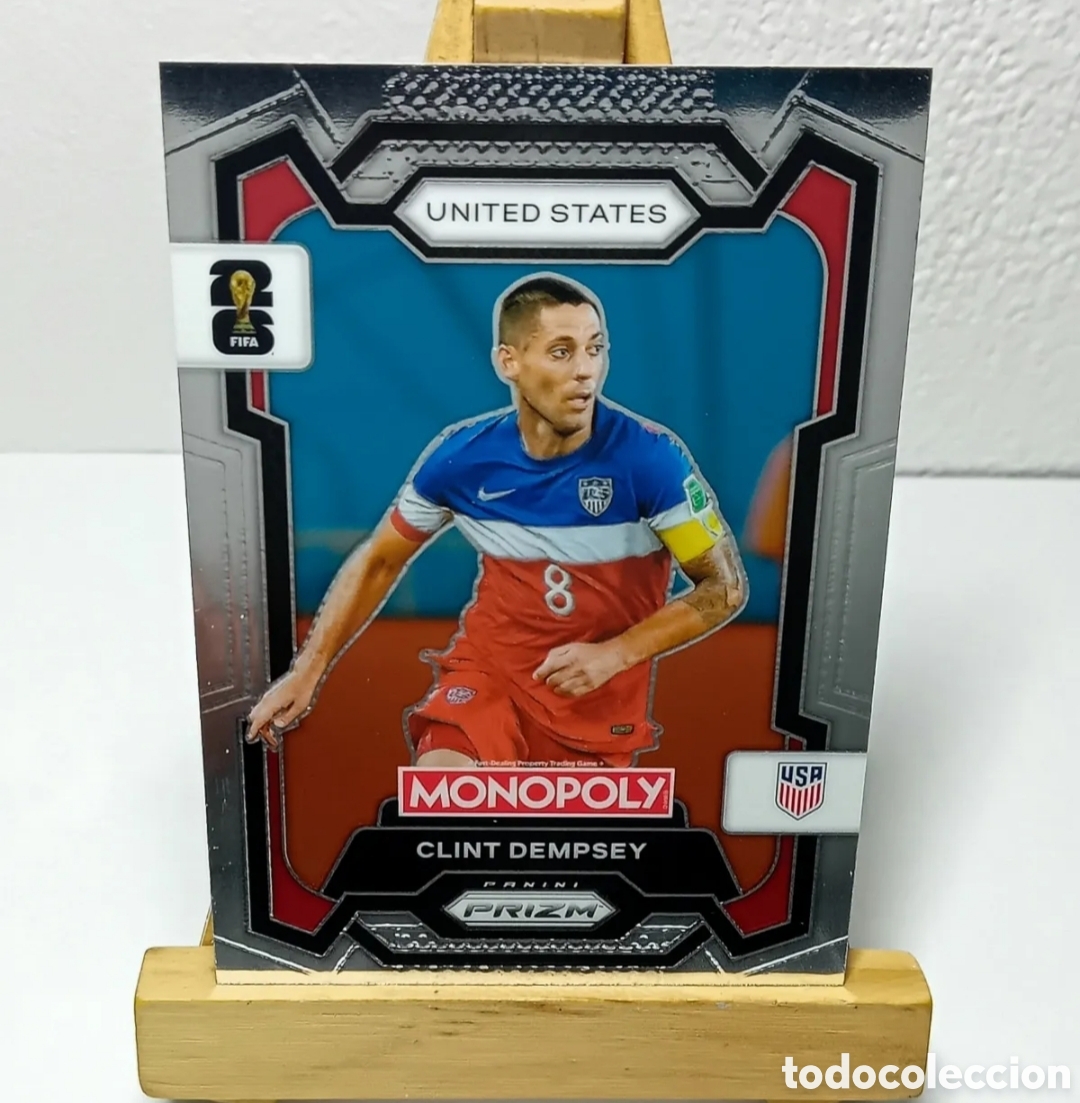 Cromos de f&uacute;tbol: CLINT DEMPSEY 2026 USA MONOPOLY PRIZM PANINI.