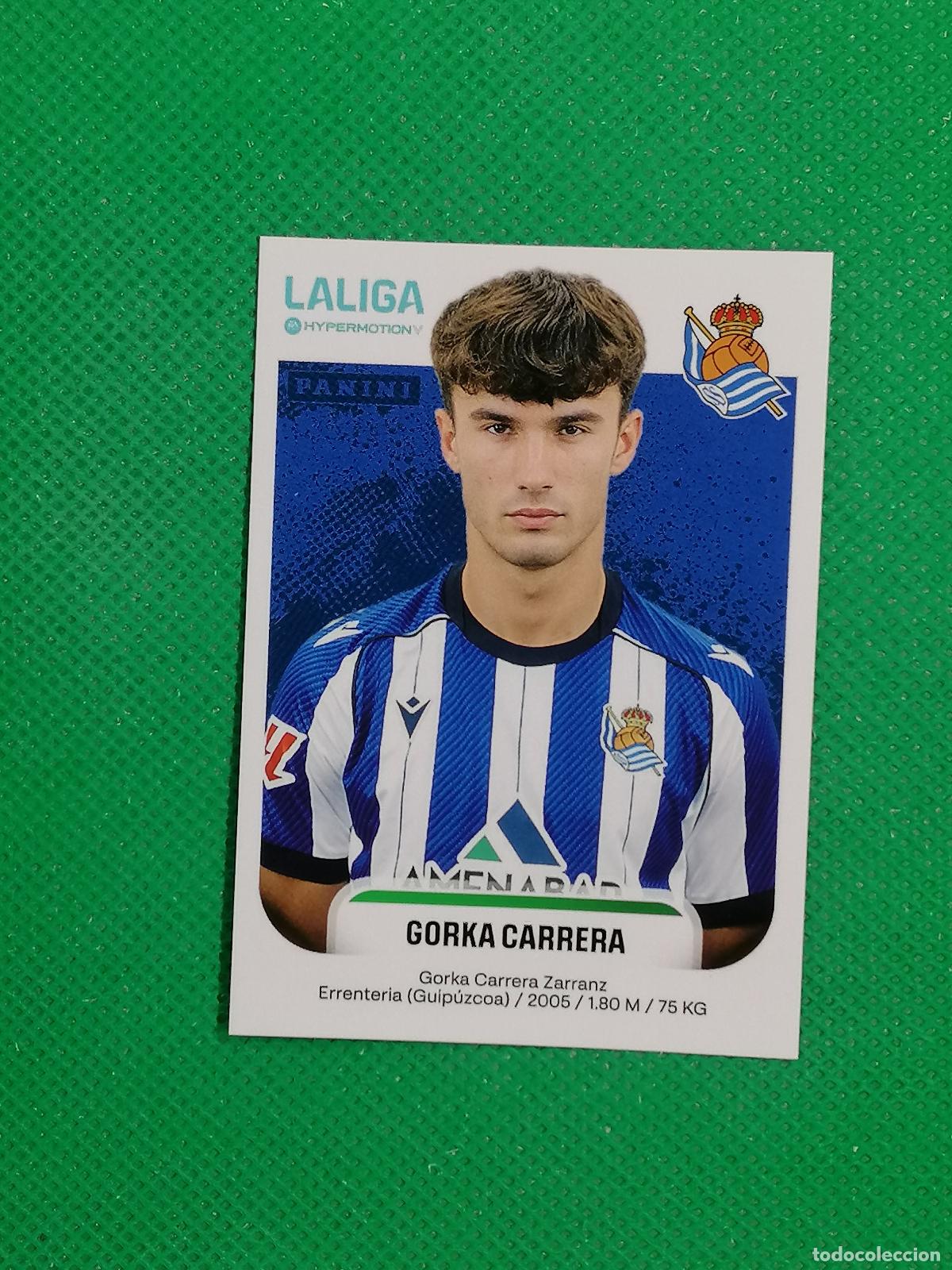 Cromos de f&uacute;tbol: 362 GORKA CARRERA REAL SOCIEDAD B ⚽ PANINI LIGA HYPERMOTION 25 26 2025 2026 ⚽