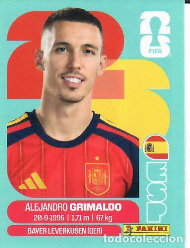 Cromos de f&uacute;tbol: CROMO PANINI MUNDIAL WORLD CUP 2026 ACTUALIZACI&Oacute;N JUG&Oacute;N - ESP J4 - GRIMALDO - ESPA&Ntilde;A - NO OFERTAS