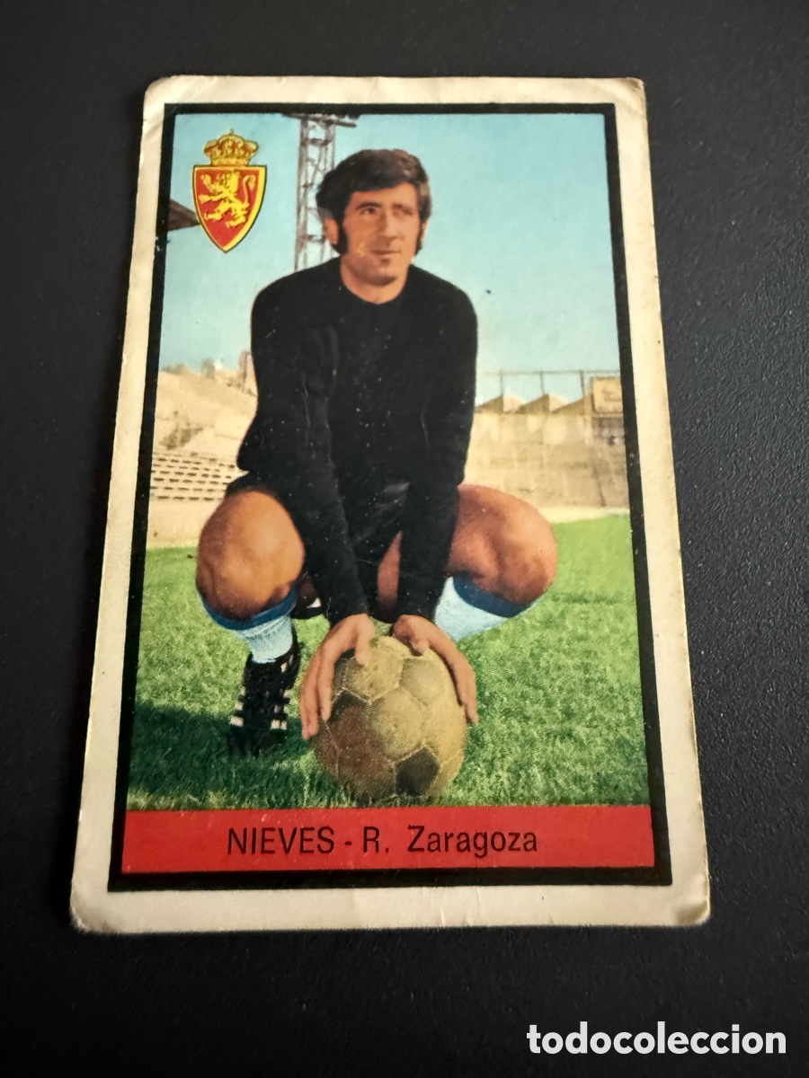 Cromos de f&uacute;tbol: FHER 72-73. NIEVES ( Real Zaragoza).