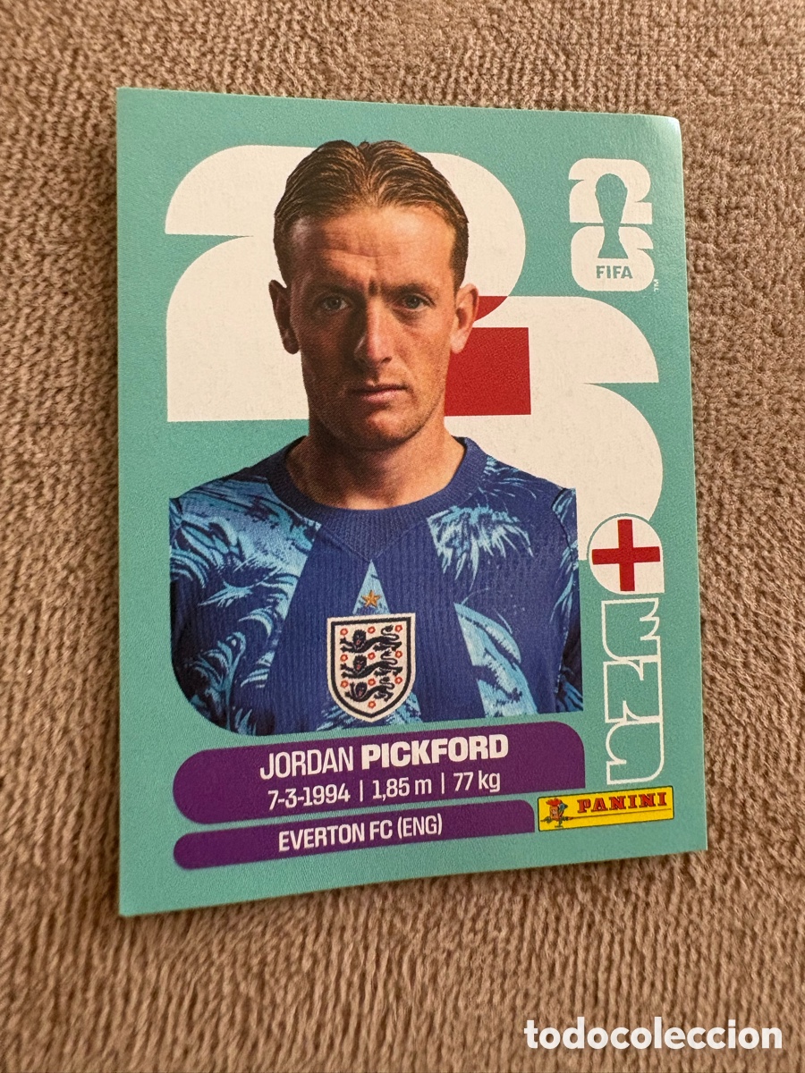 Cromos de f&uacute;tbol: PICKFORD INGLATERRA ENG 2 MUNDIAL FIFA WORLD CUP 2026 26 PANINI STICKERS NUEVO