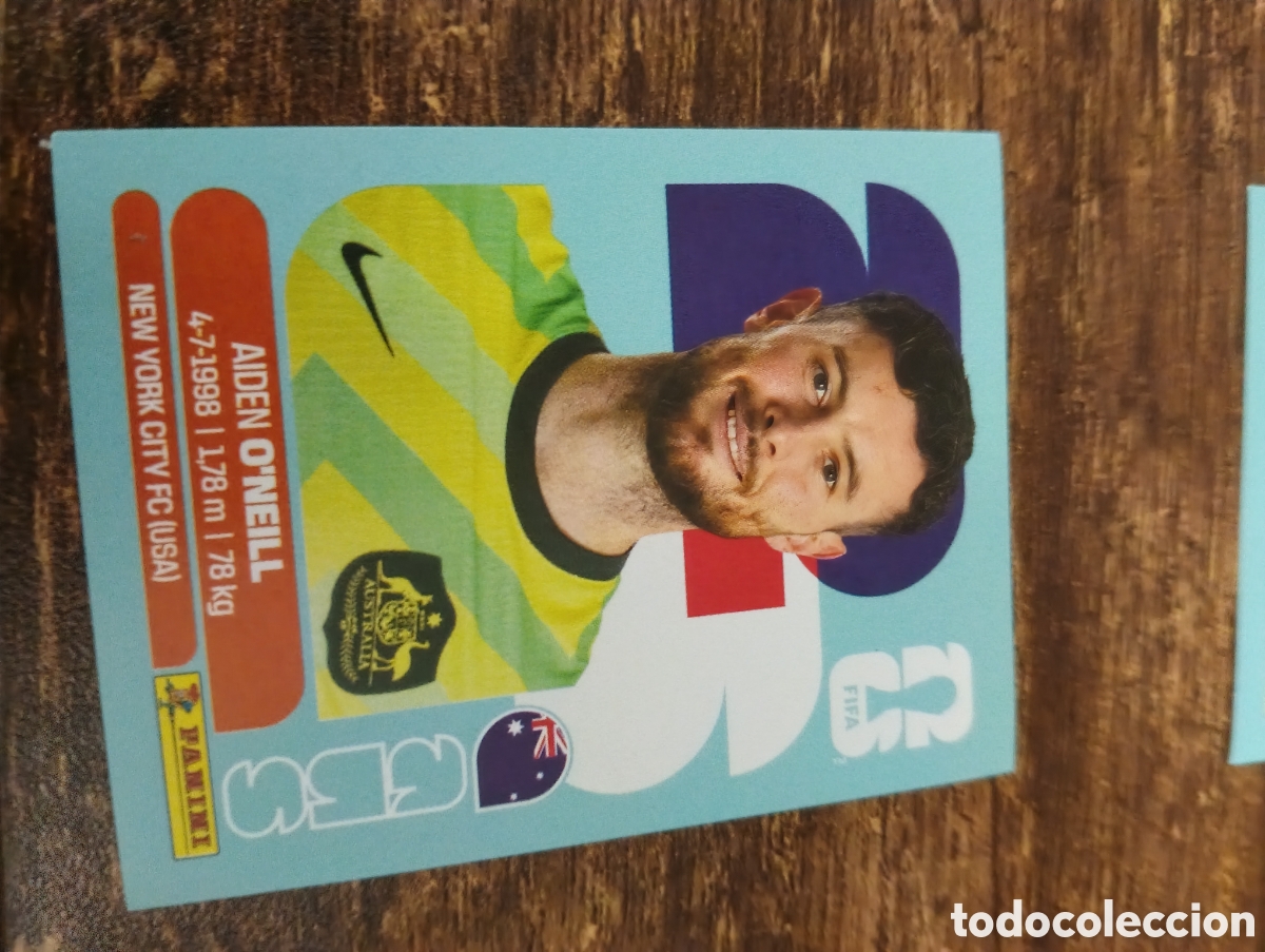 Cromos de f&uacute;tbol: AUS 14 AIDEN O'NEILL AUSTRALIA MUNDIAL FIFA WORLD CUP 2026 26 PANINI STICKERS NUEVO