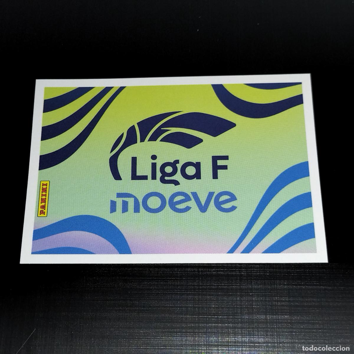 Cromos de f&uacute;tbol: 1 LOGO CROMOS LIGA F MOEVE FEMENINA PANINI 2025 2026 25 26