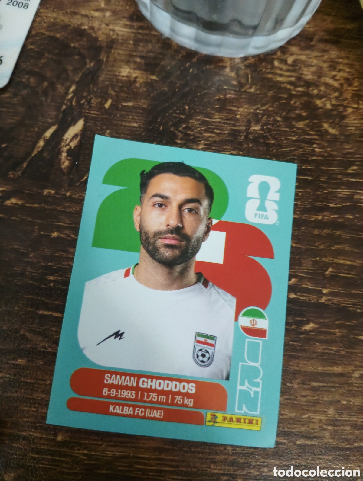 Cromos de f&uacute;tbol: IRN 12 Saman Ghoddos, Rep&uacute;blica Isl&aacute;mica de Ir&aacute;n, Panini FIFA World Cup Mundial 2026 Sticker