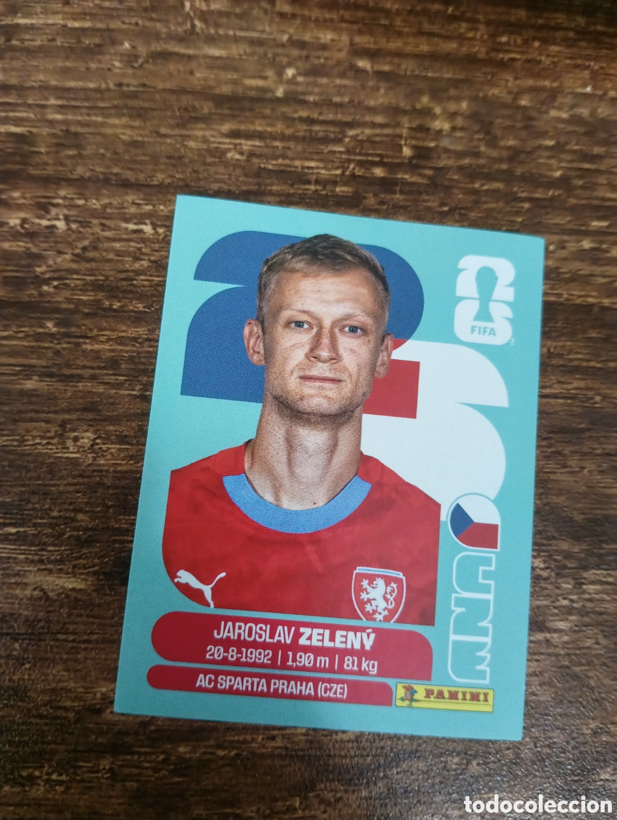 Cromos de f&uacute;tbol: CZE 6 JAROSLAV ZELENY REPUBLICA CHECA CROMOS ALBUM FIFA WORLD CUP MUNDIAL 2026 PANINI
