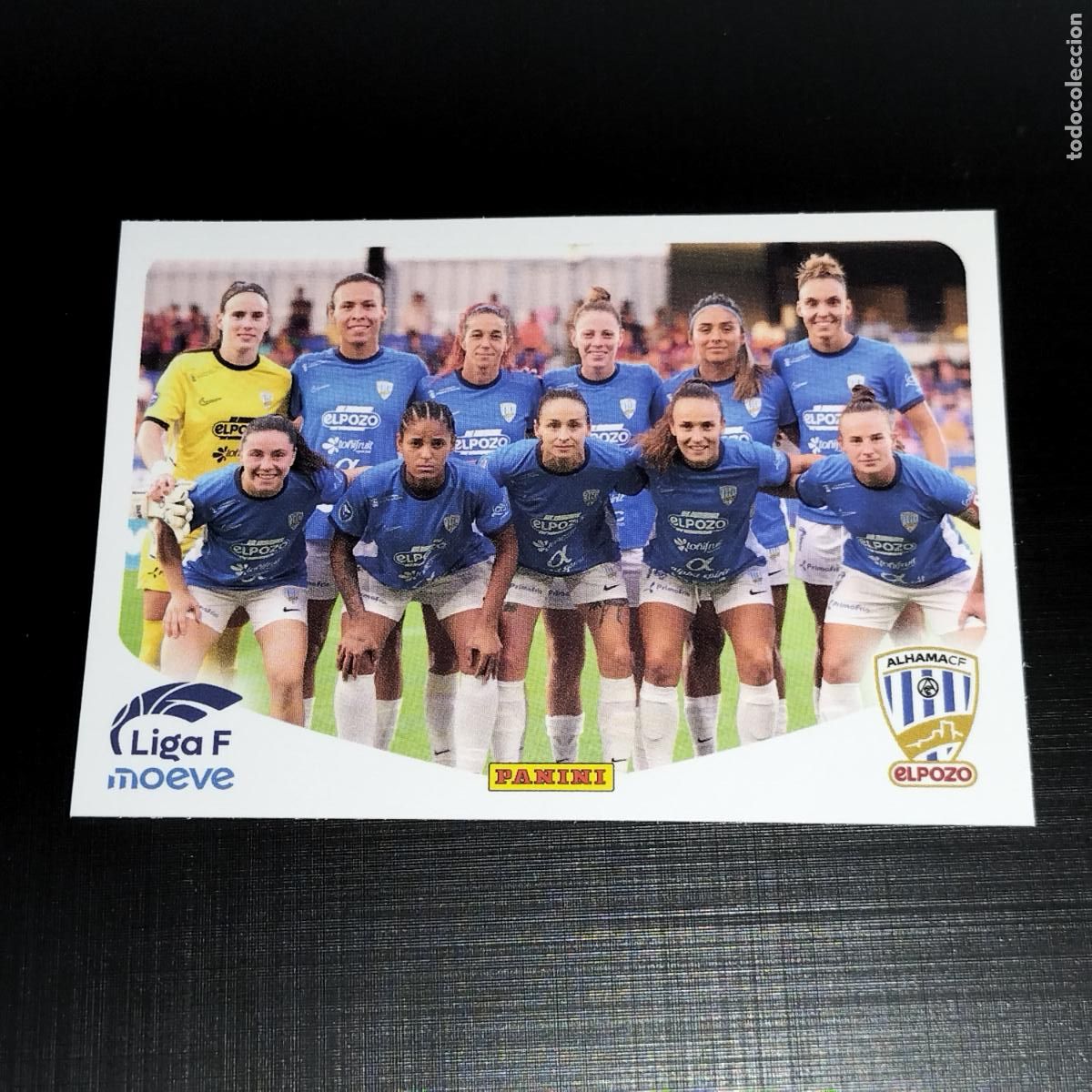 Cromos de f&uacute;tbol: 3 ALINEACION EQUIPO ALHAMA CF EL POZO CROMOS LIGA F MOEVE FEMENINA PANINI 2025 2026 25 26
