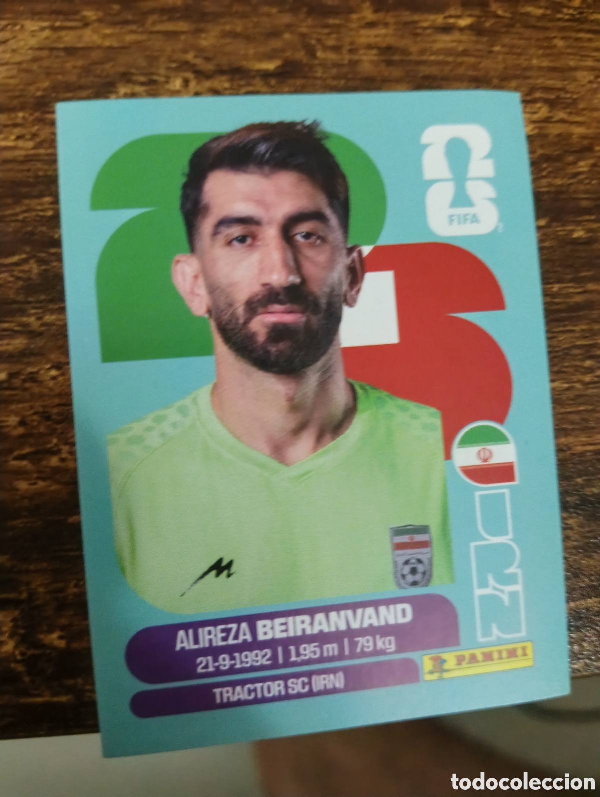 Cromos de f&uacute;tbol: Figurina Panini 2026 Cromo World Cup Usa Mundial 2026 Alireza Jahanbakhsh Iran n IRN 19