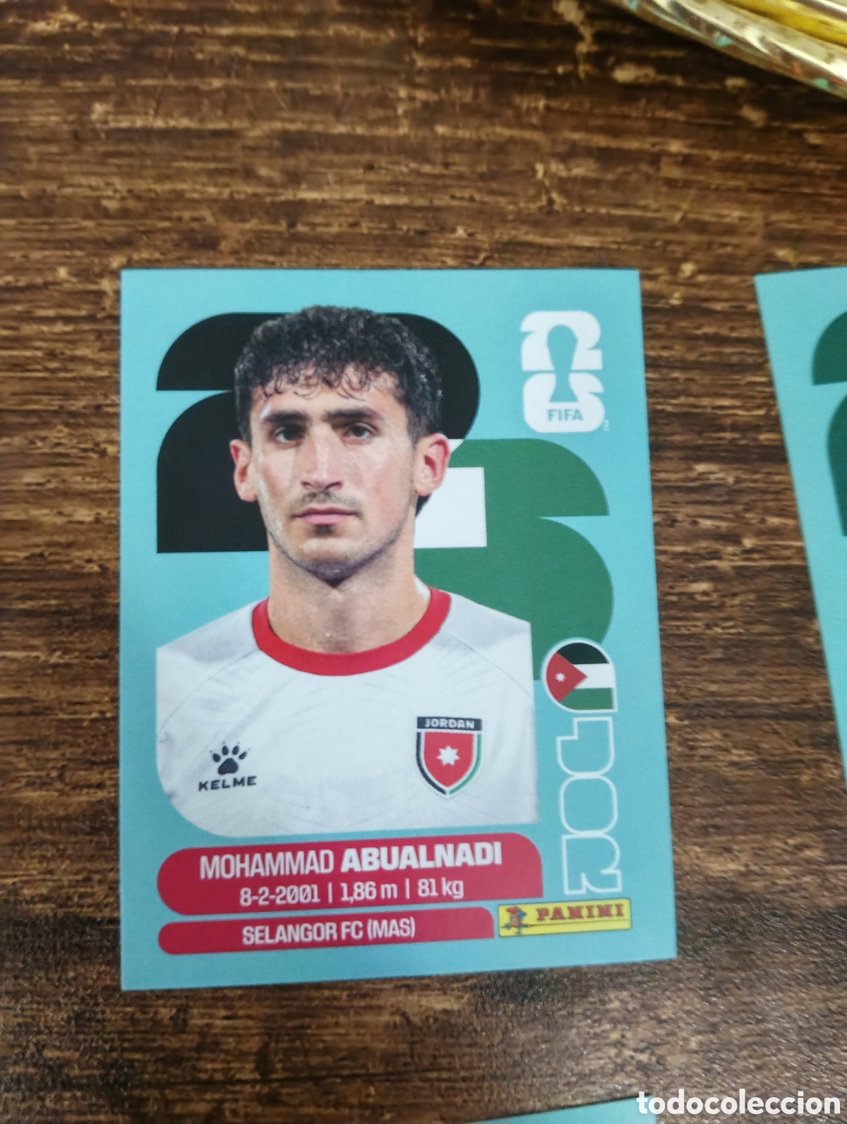 Cromos de f&uacute;tbol: JOR 8 JOR8 MOHAMMAD ABUALNADI JORDANIA ⚽ PANINI FIFA MUNDIAL WORLD CUP 26 2026 STICKER ⚽