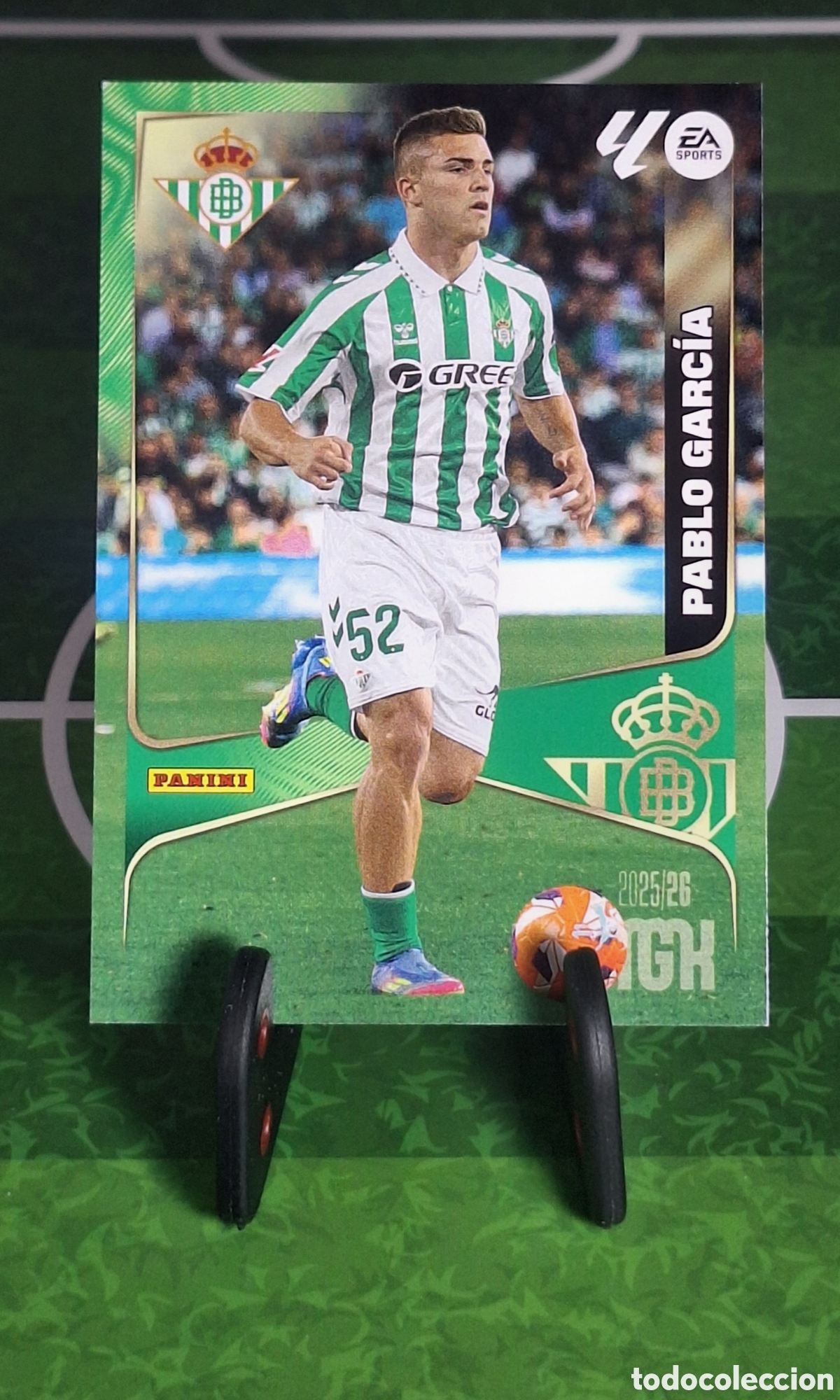 Cromos de f&uacute;tbol: PABLO GARC&Iacute;A #104 MGK 2025/2026