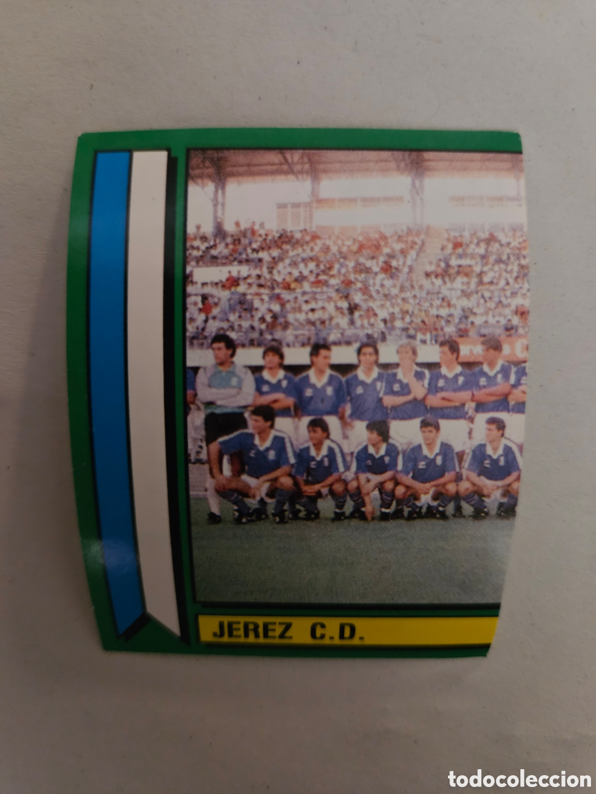 Cromos de f&uacute;tbol: Jerez, Xerez - 392 Plantilla - F&uacute;tbol 90 Panini 1989-1990, 89-90 - Nunca pegado