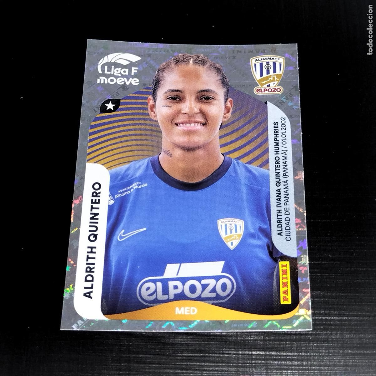 Cromos de Futebol: 13 ALDRITH QUINTERO ALHAMA CF EL POZO CROMOS LIGA F MOEVE FEMENINA PANINI 2025 2026 25 26