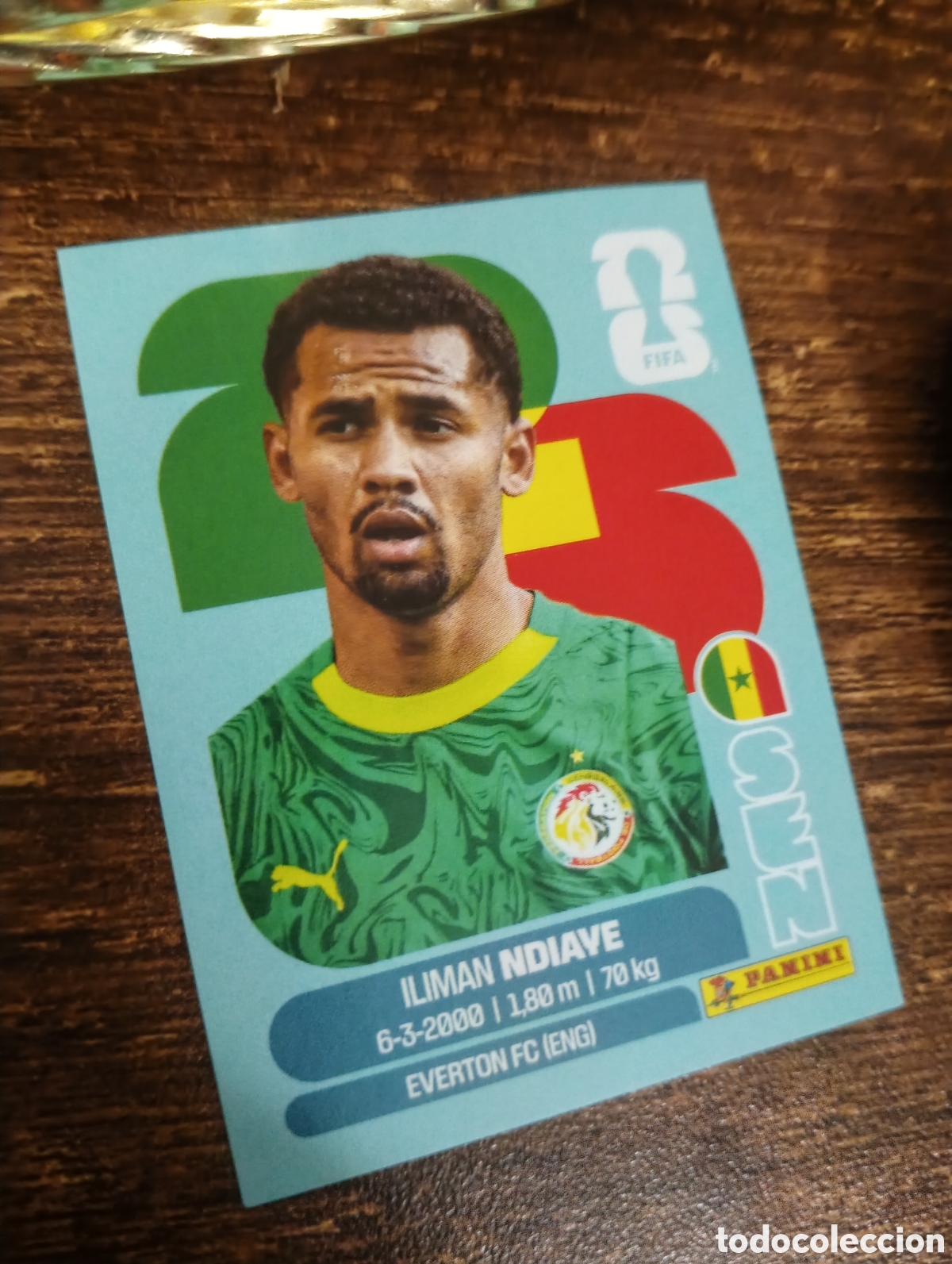 Cromos de Futebol: SEN 18 SEN18 ILMAN NDIAYE SENEGAL ⚽ PANINI FIFA MUNDIAL WORLD CUP 26 2026 STICKER ⚽