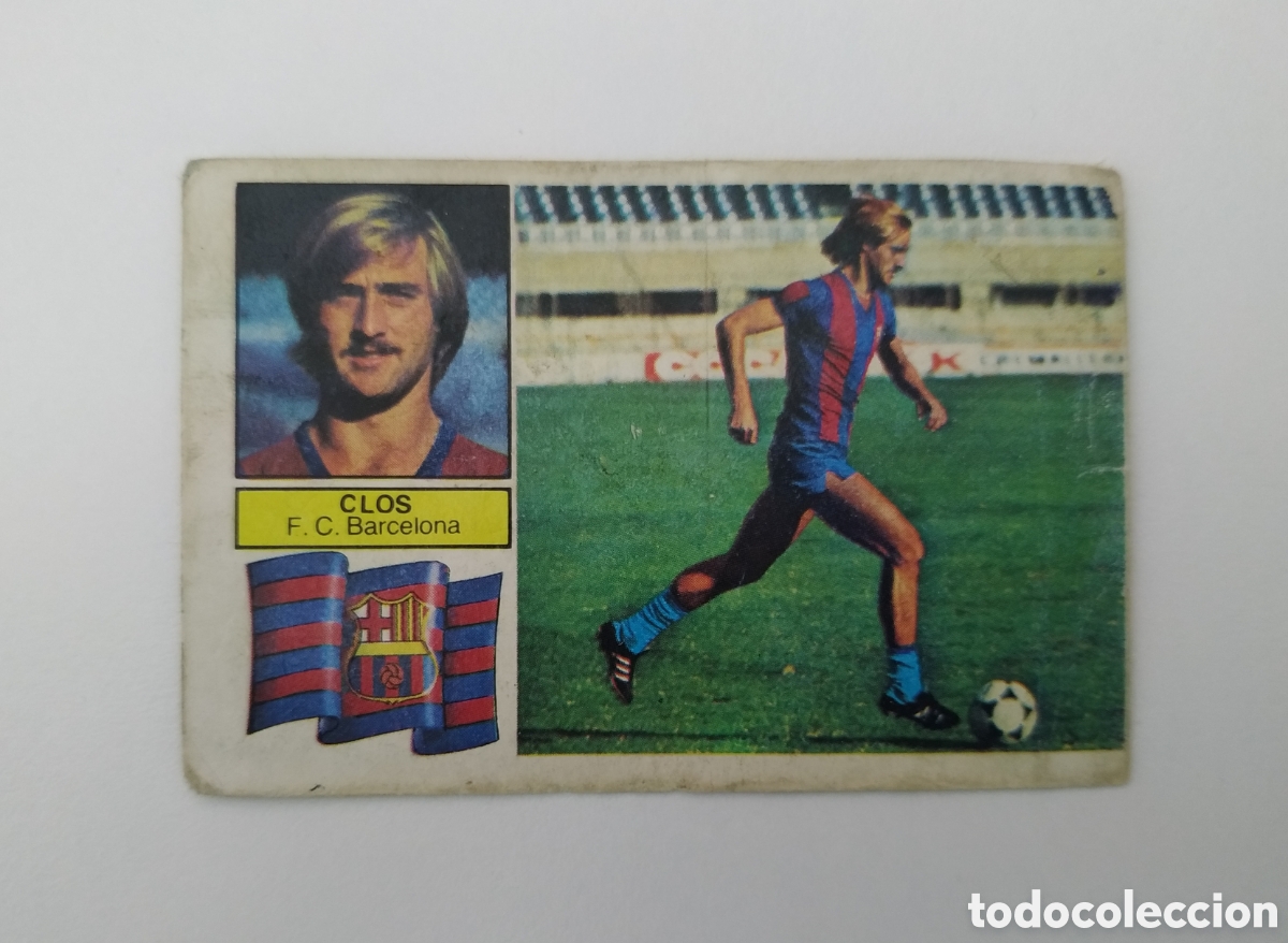 Cromos de f&uacute;tbol: Cromo Clos, coloca Barcelona Futbol ediciones este 1982 1983 82 83 recuperado despegado