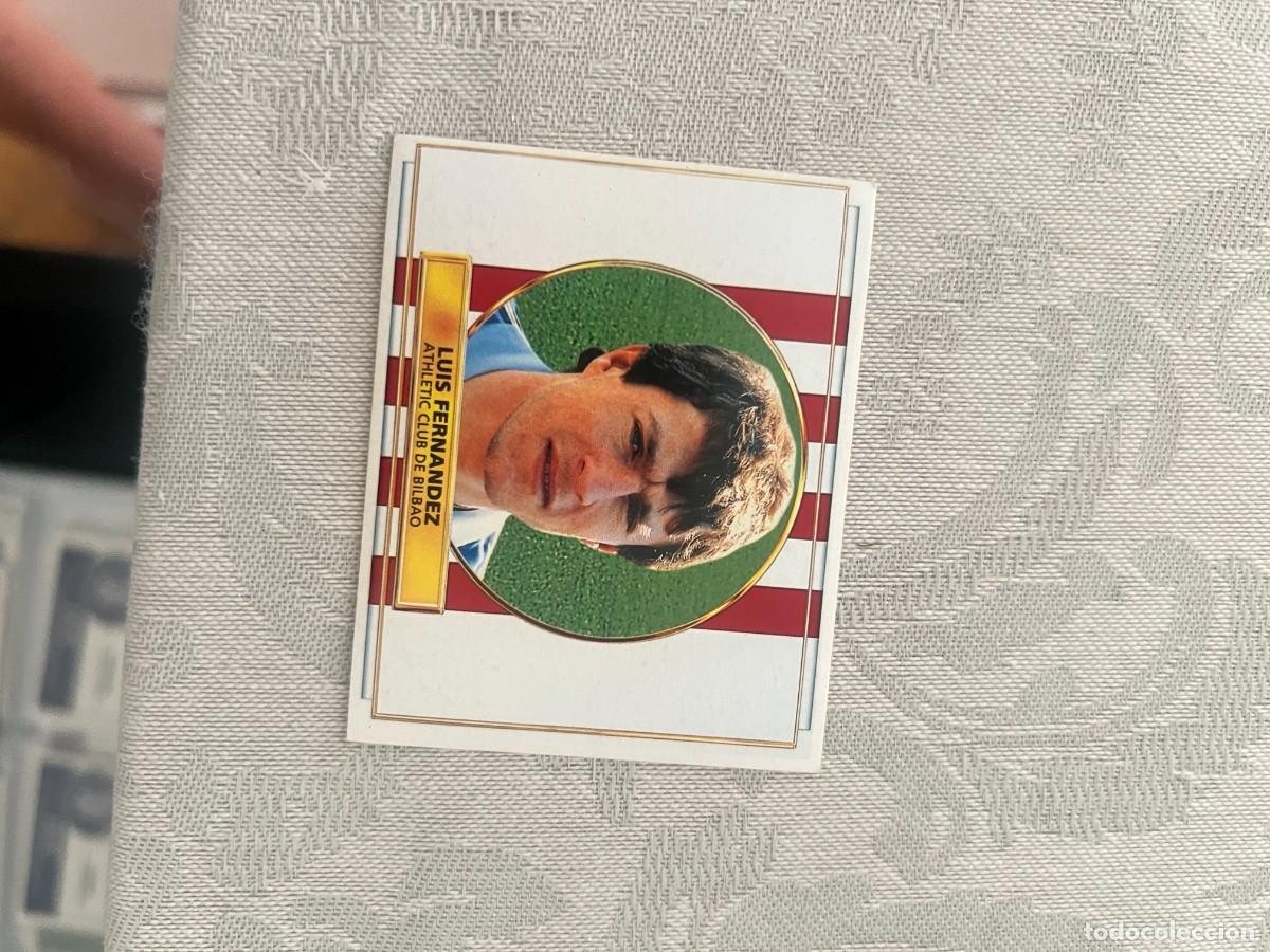 Cromos de f&uacute;tbol: LUIS FERN&Aacute;NDEZ ATHLETIC CLUB DE BILBAO SIN PEGAR LIGA ESTE 1996 1997
