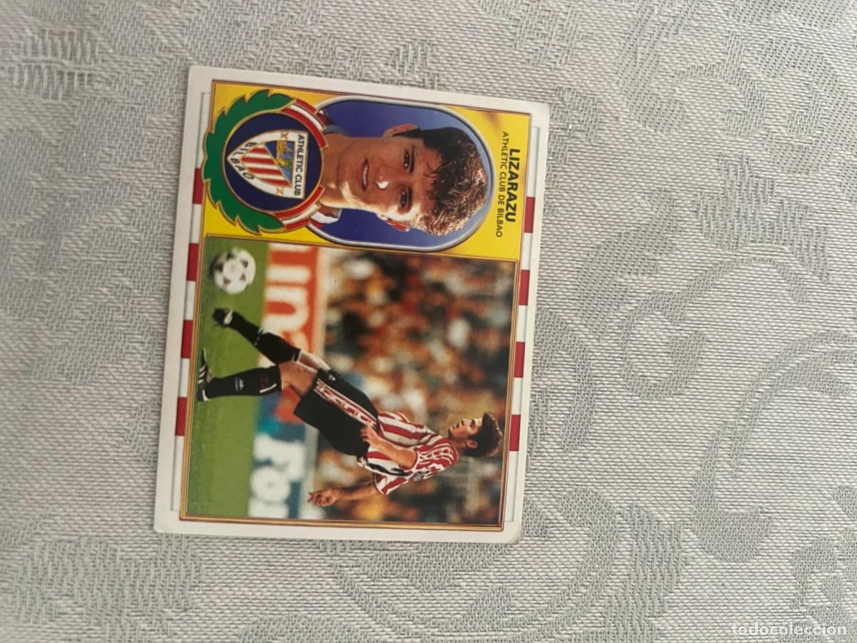 Cromos de f&uacute;tbol: LIZARAZU ATHLETIC CLUB DE BILBAO SIN PEGAR LIGA ESTE 1996 1997