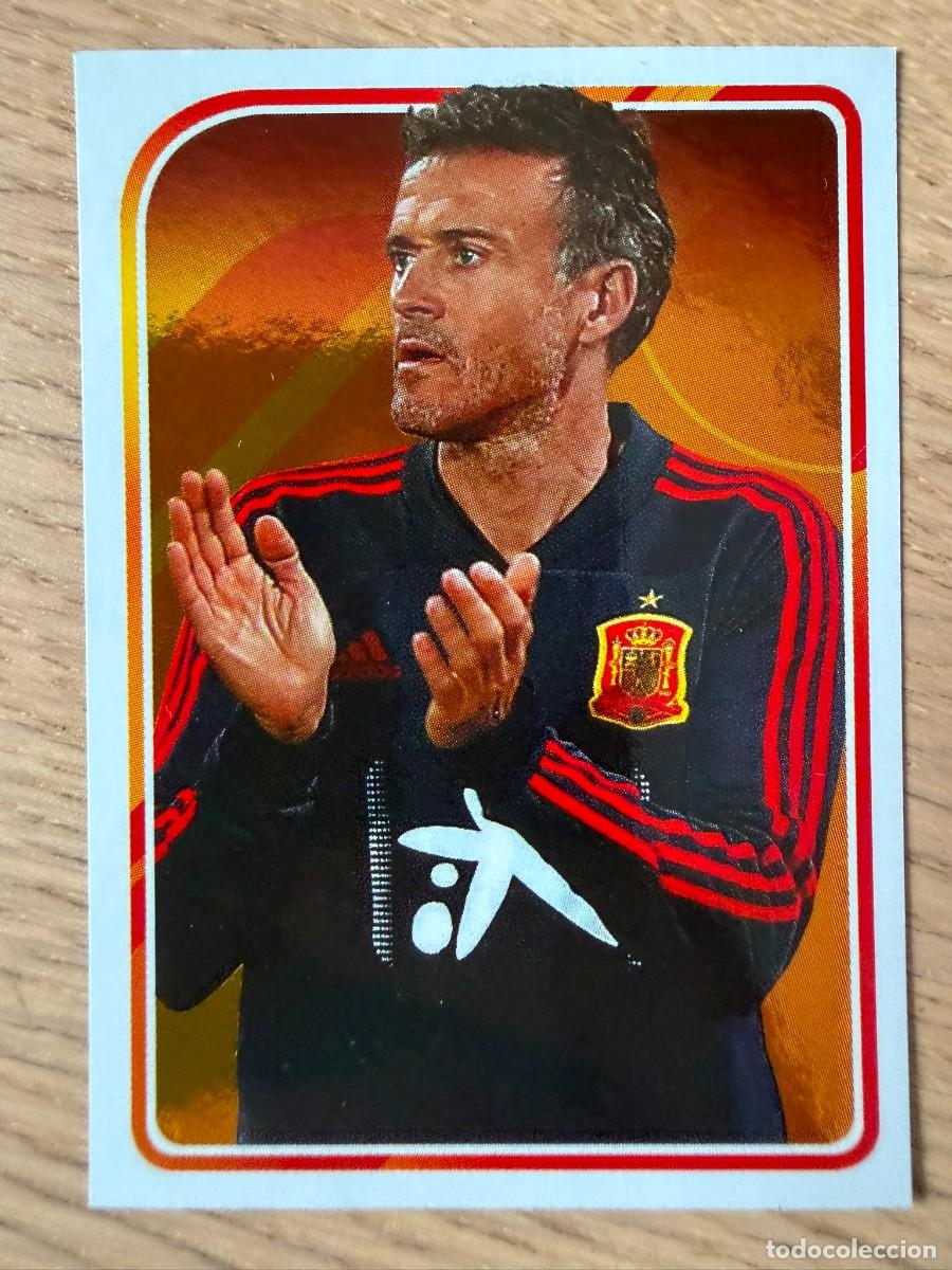 Cromos de f&uacute;tbol: 13 LUIS ENRIQUE BRILLANTE ALBUM DE LA SELECCION CARREFOUR ESPA&Ntilde;A EURO 2020 20 SIN PEGAR PANINI