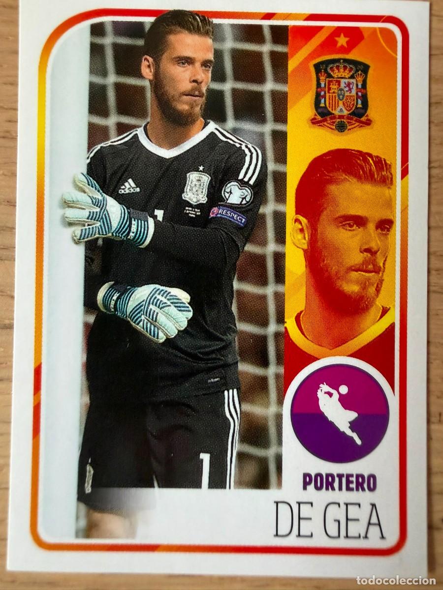 Cromos de f&uacute;tbol: 19 DE GEA ALBUM DE LA SELECCION CARREFOUR ESPA&Ntilde;A EURO 2020 20 SIN PEGAR PANINI STICKER EUROCOPA