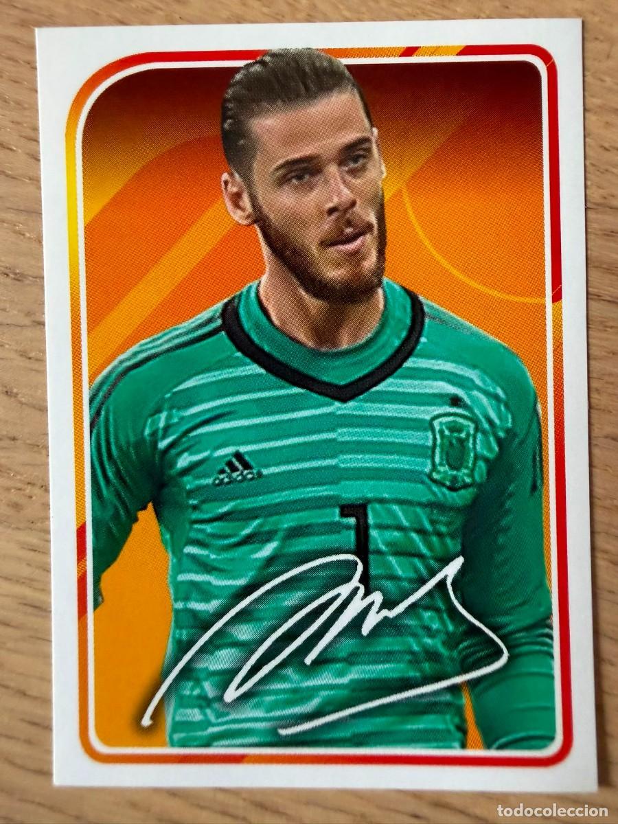 Cromos de f&uacute;tbol: 20 DE GEA AUTOGRAFO FIRMA ALBUM DE LA SELECCION CARREFOUR ESPA&Ntilde;A EURO 2020 20 SIN PEGAR PANINI