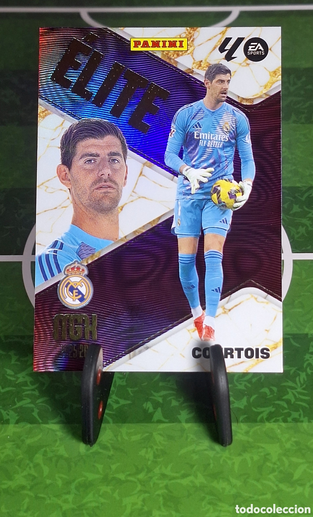 Cromos de f&uacute;tbol: COURTOIS &Eacute;LITE #3 MGK 2025/2026