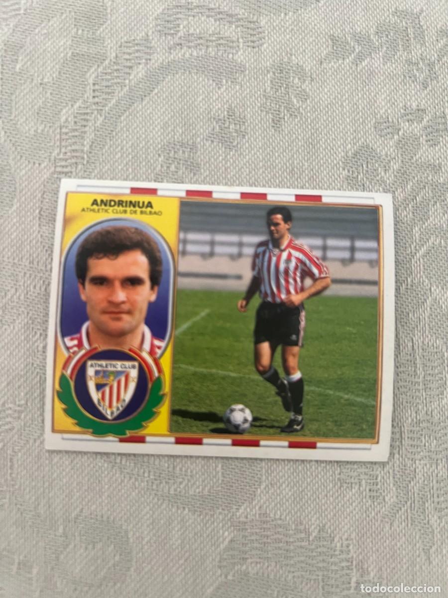 Cromos de f&uacute;tbol: ANDRINUA ATHLETIC CLUB DE BILBAO SIN PEGAR LIGA ESTE 1996 1997