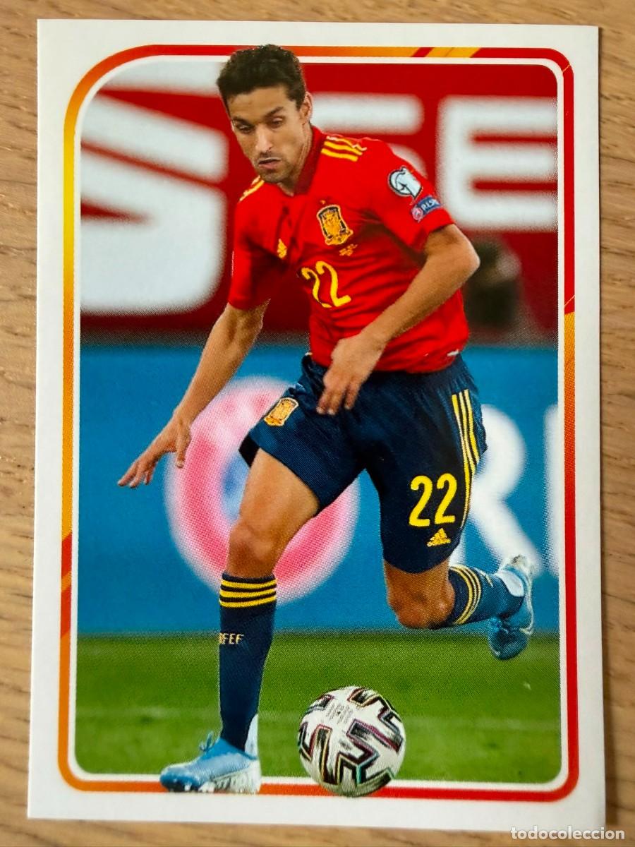Cromos de f&uacute;tbol: 24 JESUS NAVAS ALBUM DE LA SELECCION CARREFOUR ESPA&Ntilde;A EURO 2020 20 SIN PEGAR PANINI EUROCOPA STICKER