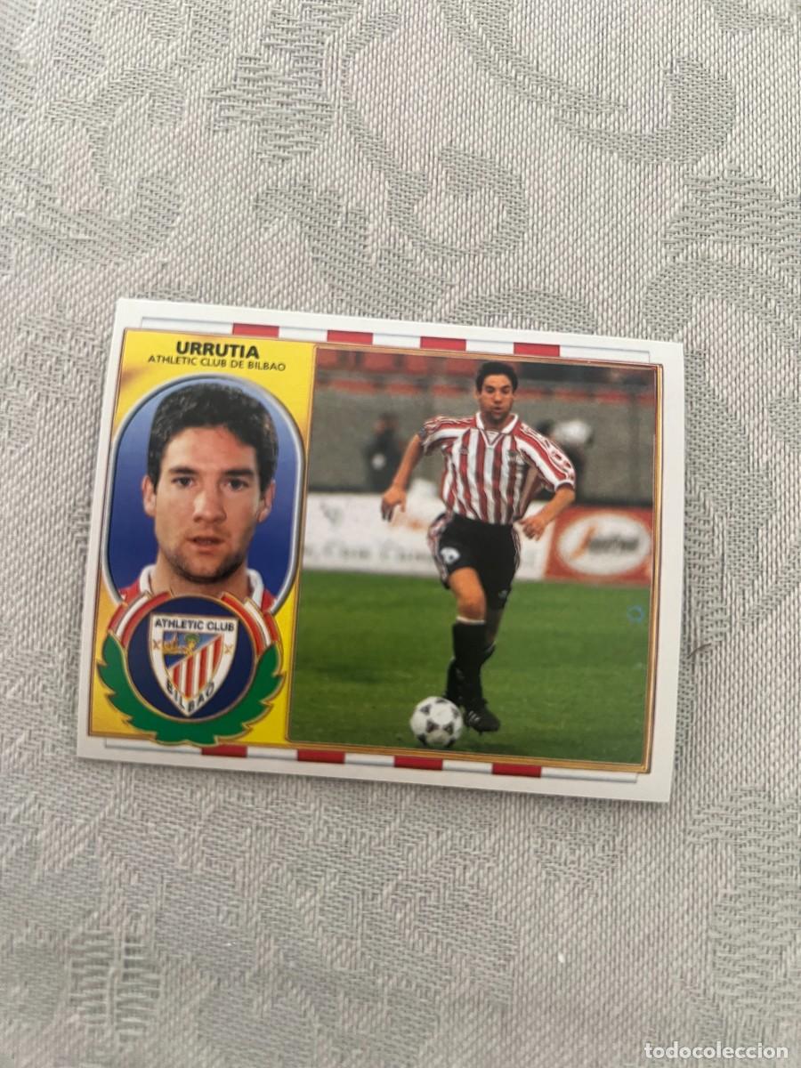 Cromos de f&uacute;tbol: URRUTIA ATHLETIC CLUB DE BILBAO SIN PEGAR LIGA ESTE 1996 1997