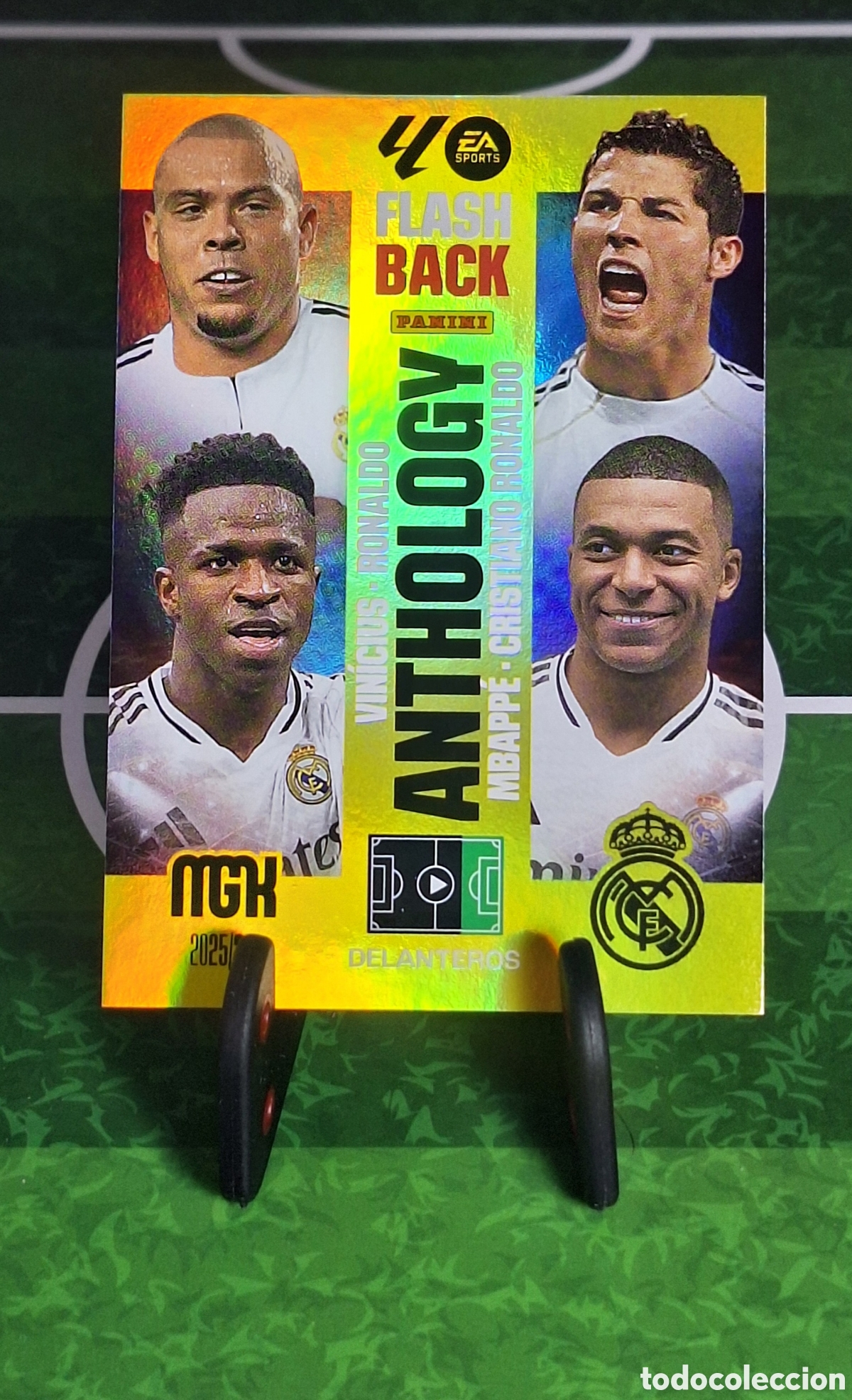 Cromos de f&uacute;tbol: ANTHOLOGY FLASH BACK CR7 VINI MBAPPE RONALDO #440 MGK 2025/2026