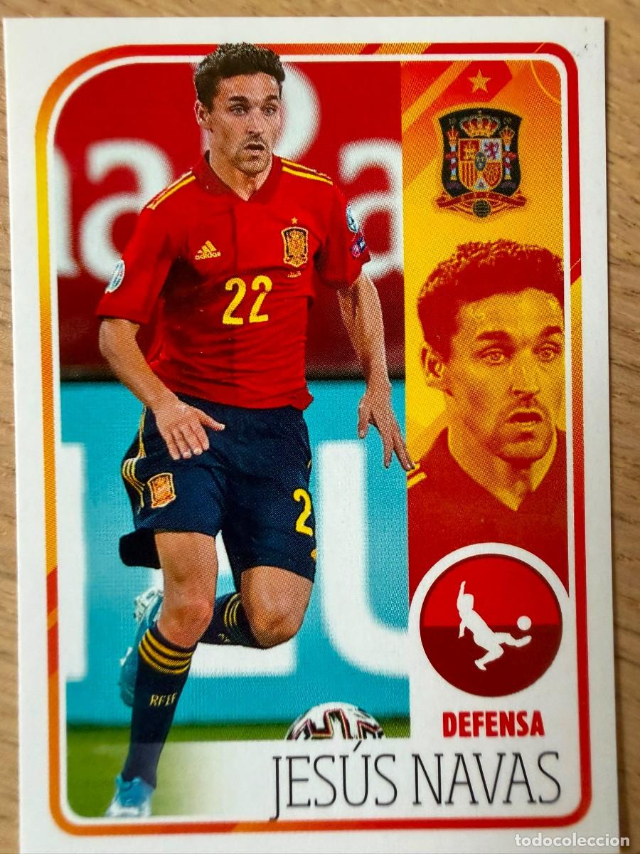 Cromos de f&uacute;tbol: 25 JESUS NAVAS ALBUM DE LA SELECCION CARREFOUR ESPA&Ntilde;A EURO 2020 20 SIN PEGAR PANINI EUROCOPA STICKER
