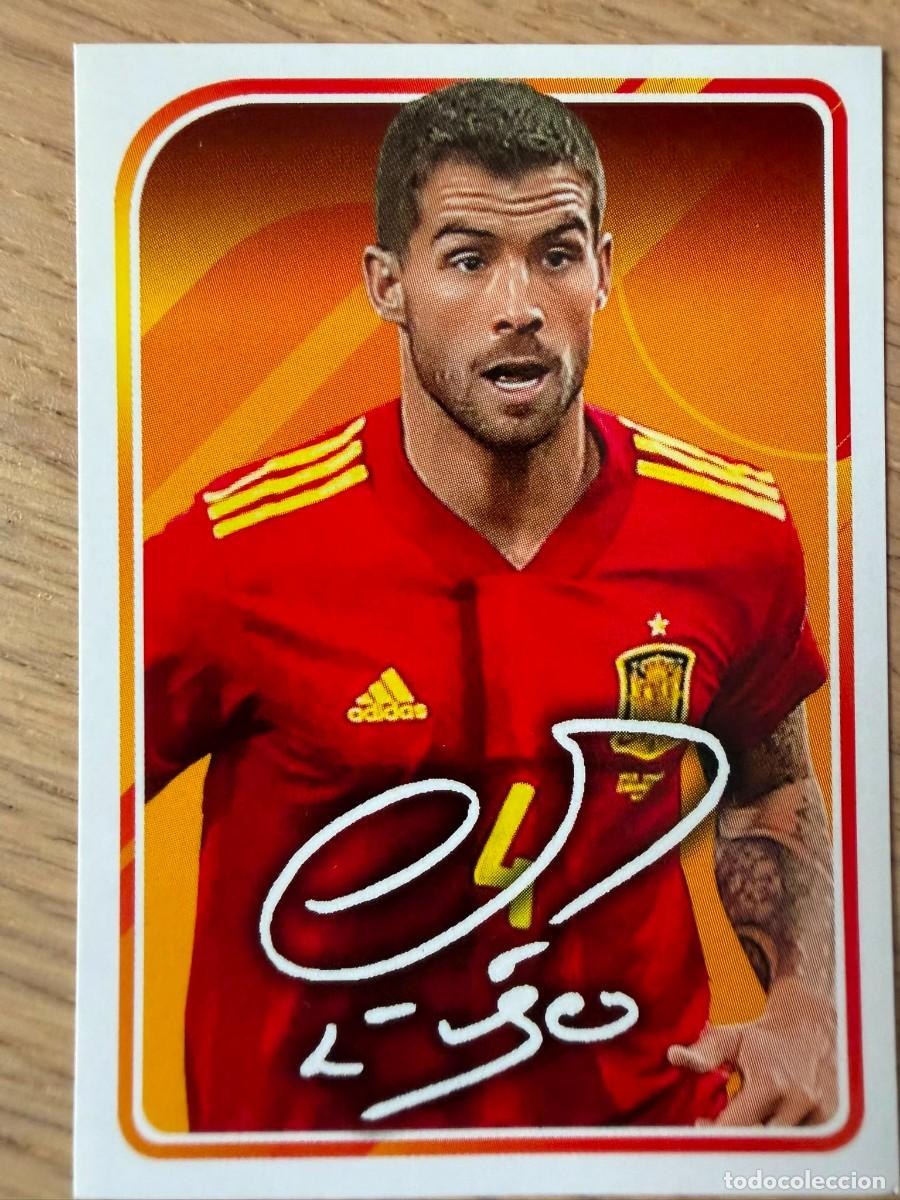 Cromos de f&uacute;tbol: 34 I&Ntilde;IGO MARTINEZ AUTOGRAFO ALBUM DE LA SELECCION CARREFOUR ESPA&Ntilde;A EURO 2020 20 SIN PEGAR PANINI