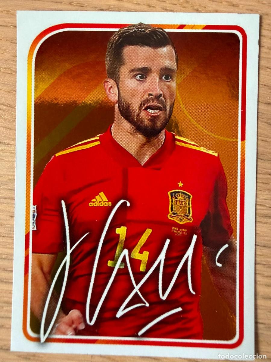 Cromos de f&uacute;tbol: 38 GAYA AUTOGRAFO FIRMA ALBUM DE LA SELECCION CARREFOUR ESPA&Ntilde;A EURO 2020 20 SIN PEGAR PANINI STICKER