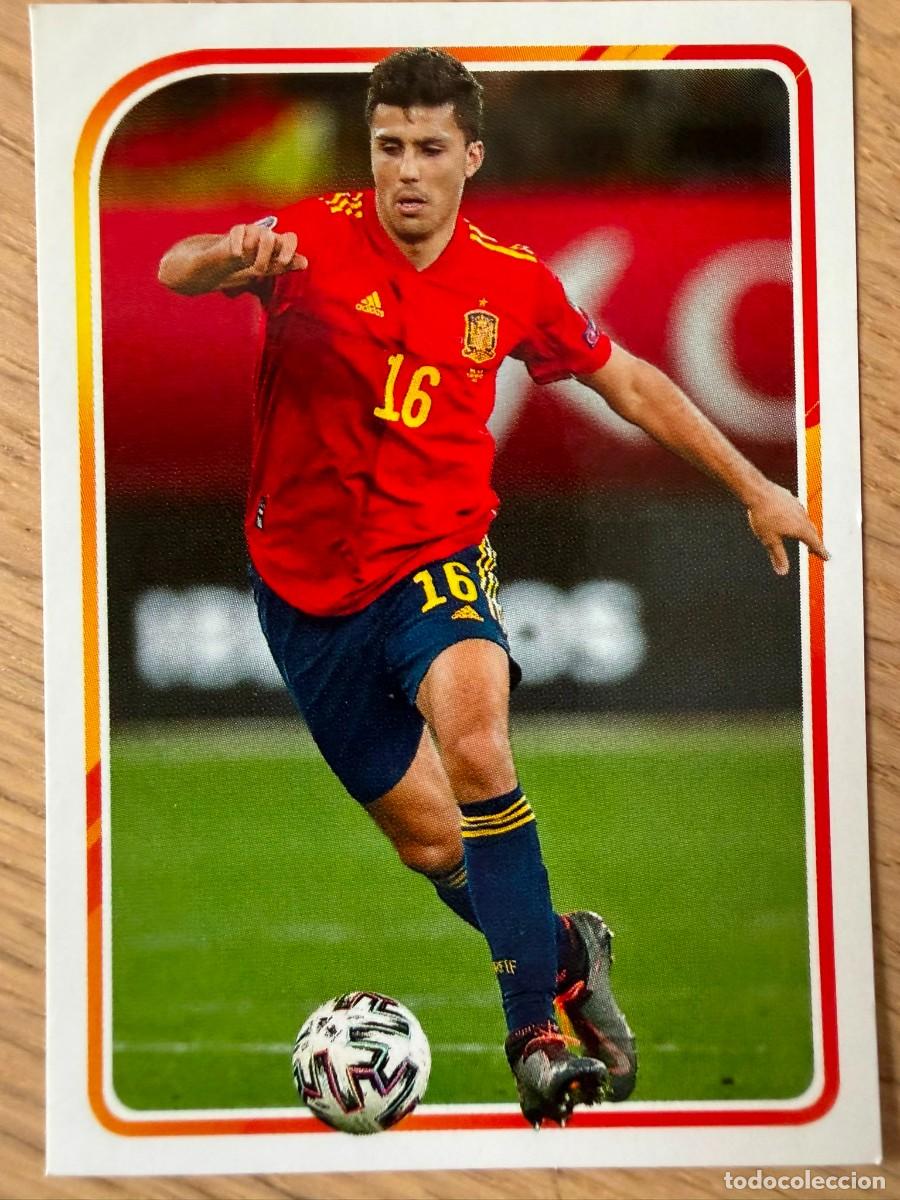Cromos de f&uacute;tbol: 41 RODRI ALBUM DE LA SELECCION CARREFOUR ESPA&Ntilde;A EURO 2020 20 SIN PEGAR PANINI STICKER EUROCOPA