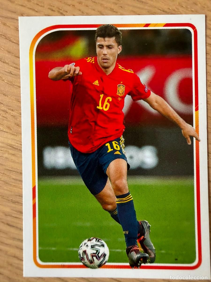 Cromos de f&uacute;tbol: 41 RODRI ALBUM DE LA SELECCION CARREFOUR ESPA&Ntilde;A EURO 2020 20 SIN PEGAR PANINI STICKER EUROCOPA