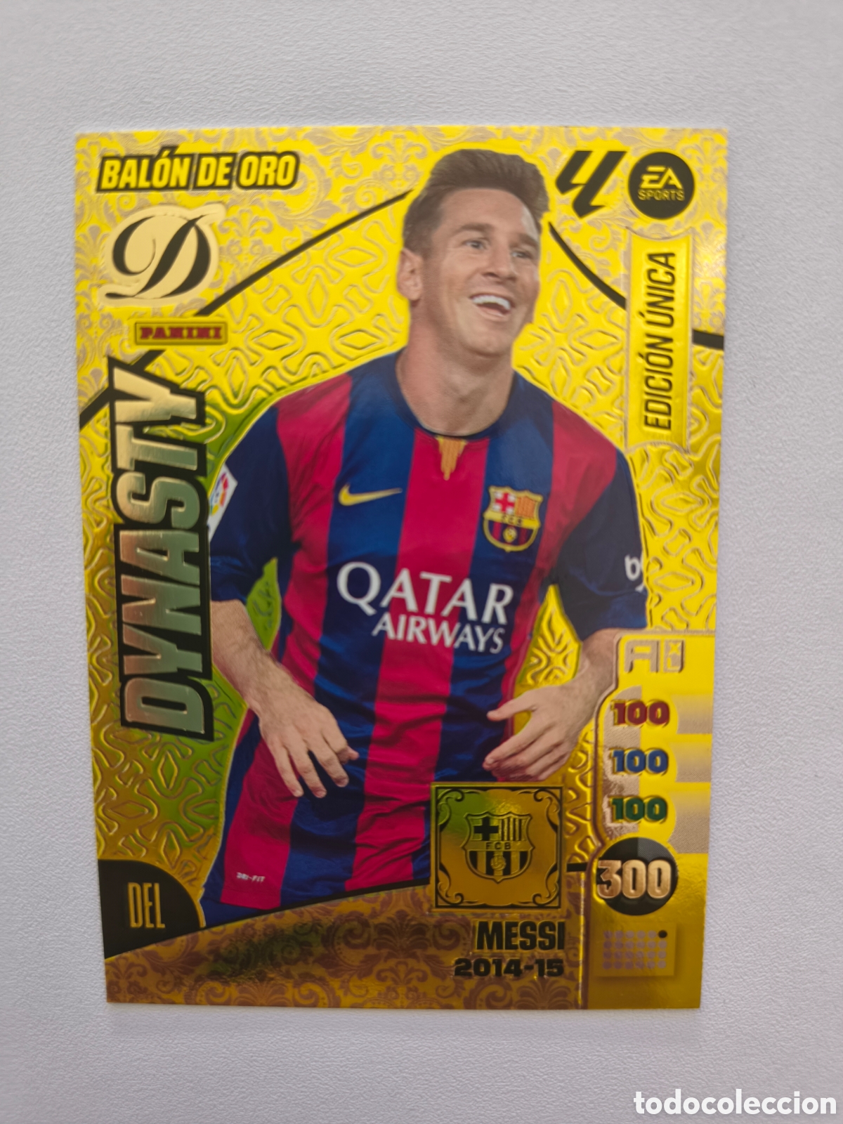 Cromos de f&uacute;tbol: BAL&Oacute;N DE ORO DYNASTY 2014-15 LEO MESSI - FC BARCELONA - EDICI&Oacute;N &Uacute;NICA - PANINI ADRENALYN XL 2024 202