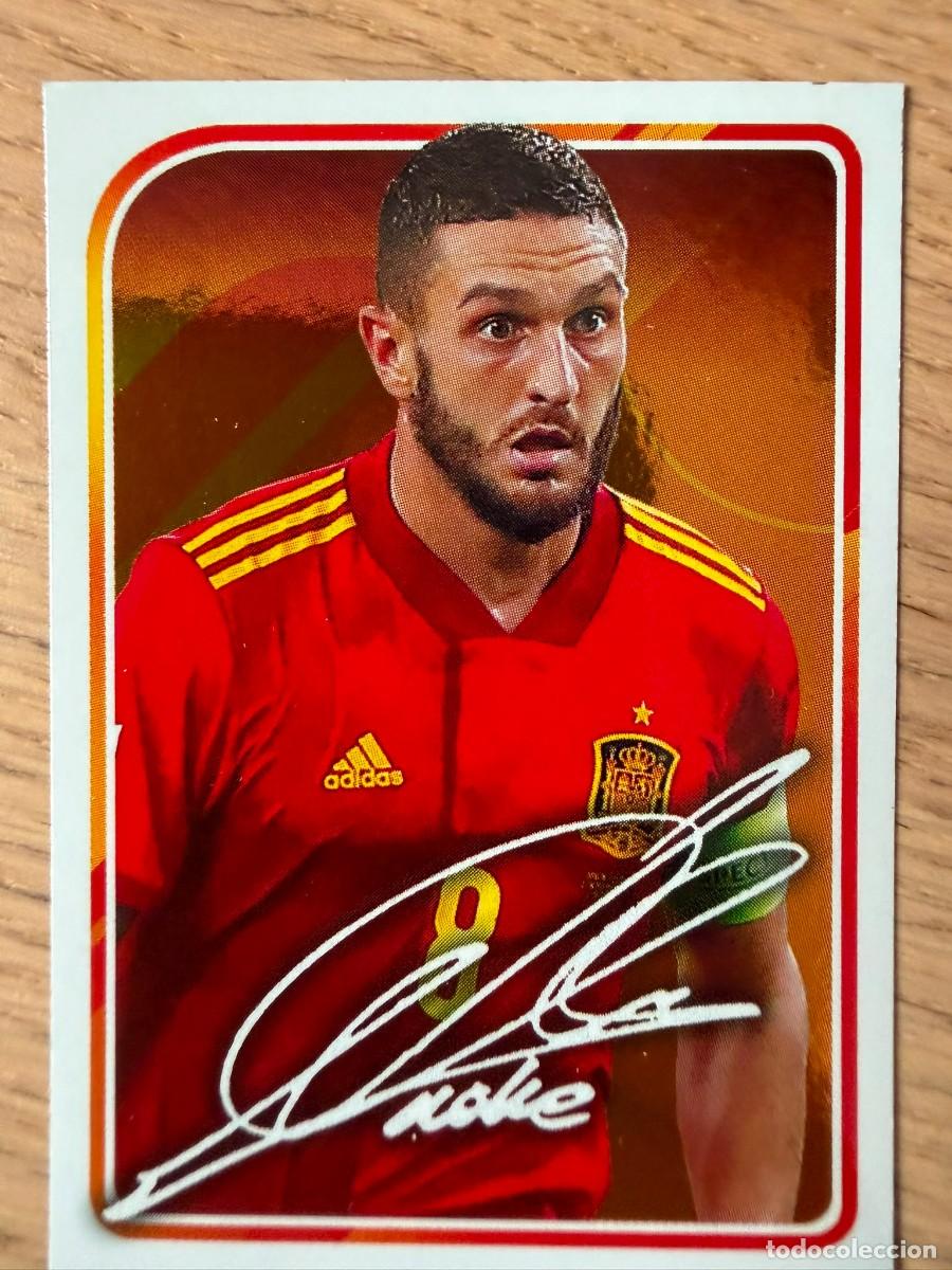 Cromos de f&uacute;tbol: 46 KOKE AUTOGRAFO FIRMA ALBUM DE LA SELECCION CARREFOUR ESPA&Ntilde;A EURO 2020 20 SIN PEGAR PANINI STICKER