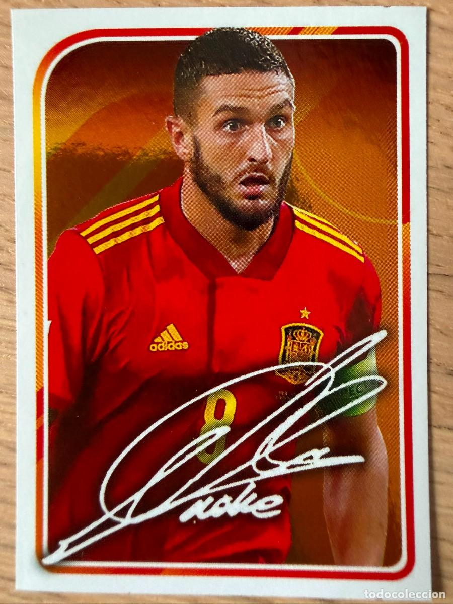 Fu&szlig;ball-Sticker: 46 KOKE AUTOGRAFO FIRMA ALBUM DE LA SELECCION CARREFOUR ESPA&Ntilde;A EURO 2020 20 SIN PEGAR PANINI STICKER