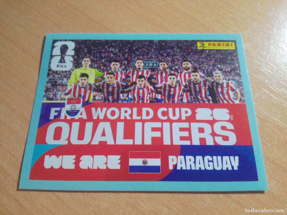 Cromos de f&uacute;tbol: PAR 13 SELECCION DE PARAGUAY MUNDIAL FIFA WORLD CUP 2026 26 PANINI STICKERS NUEVO