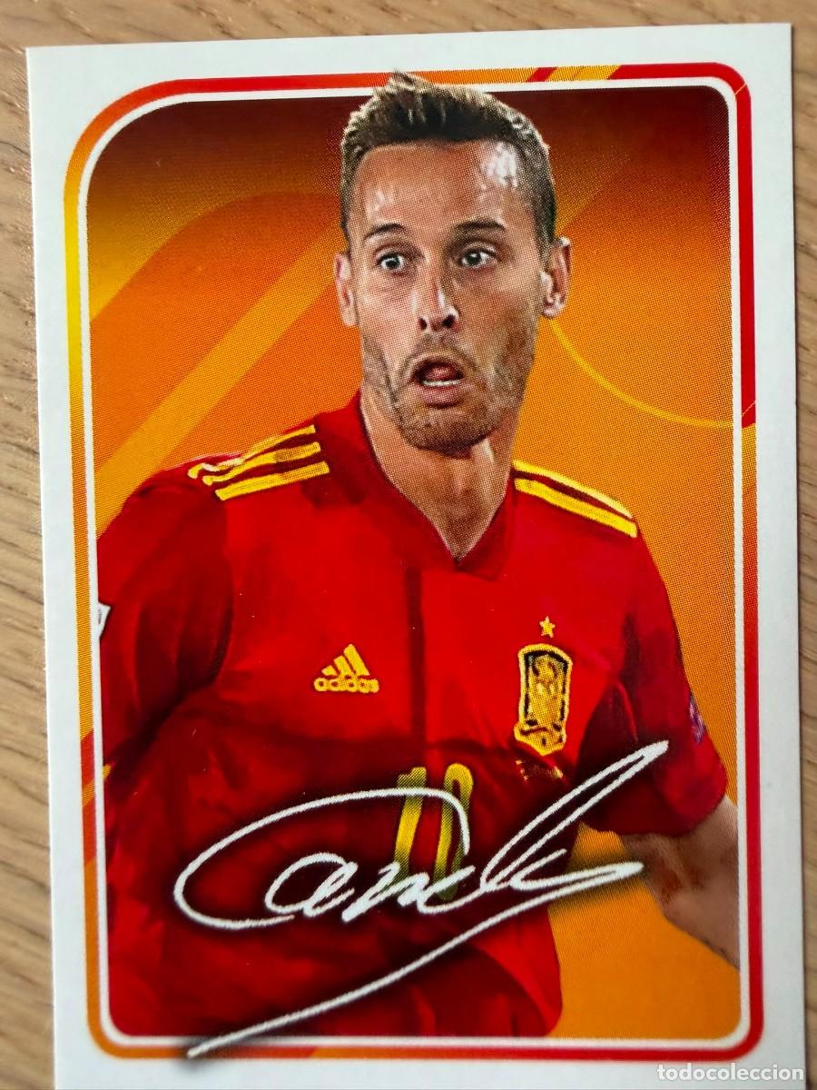 Cromos de f&uacute;tbol: 50 CANALES ALBUM DE LA SELECCION CARREFOUR ESPA&Ntilde;A EURO 2020 20 SIN PEGAR PANINI STICKER