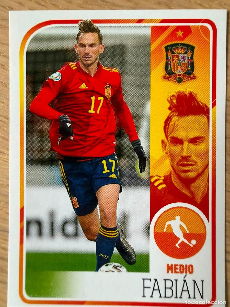 Cromos de f&uacute;tbol: 51 FABIAN ALBUM DE LA SELECCION CARREFOUR ESPA&Ntilde;A EURO 2020 20 SIN PEGAR PANINI STICKER EUROCOPA