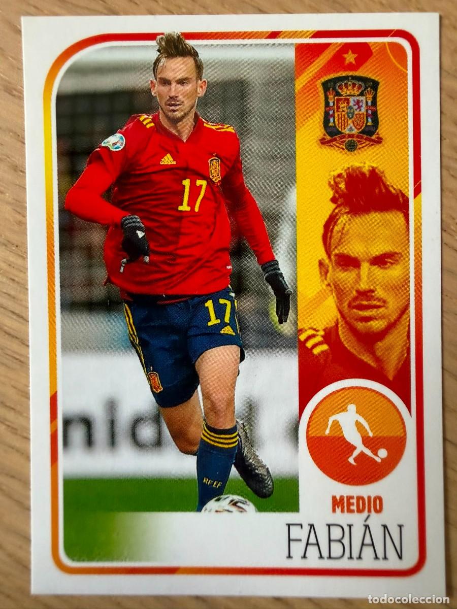 Cromos de f&uacute;tbol: 51 FABIAN ALBUM DE LA SELECCION CARREFOUR ESPA&Ntilde;A EURO 2020 20 SIN PEGAR PANINI STICKER EUROCOPA