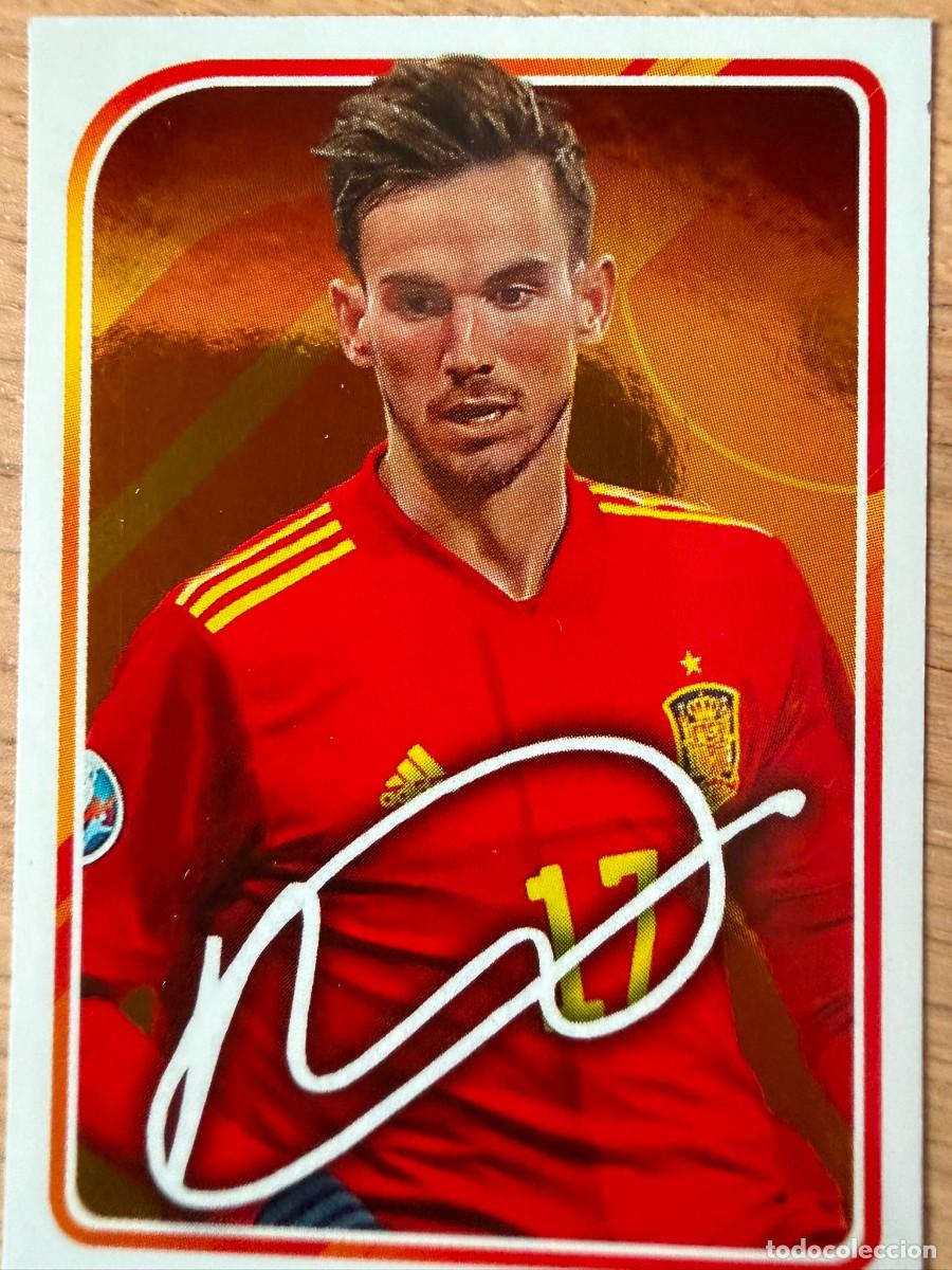 Cromos de f&uacute;tbol: 52 FABIAN AUTOGRAFO ALBUM DE LA SELECCION CARREFOUR ESPA&Ntilde;A EURO 2020 20 SIN PEGAR PANINI STICKER