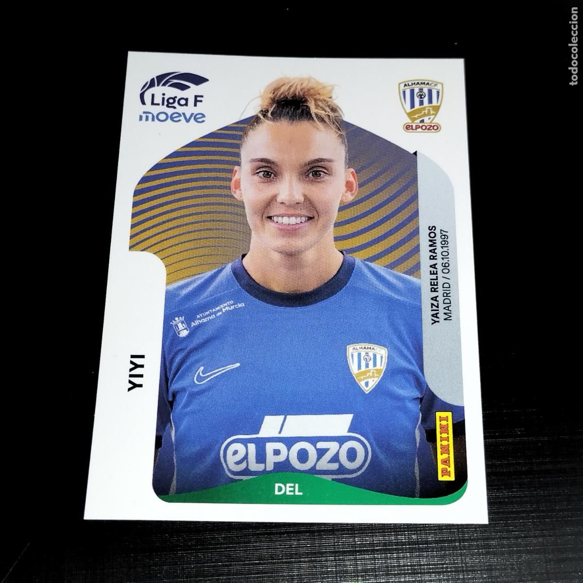 Cromos de f&uacute;tbol: 18 YIYI ALHAMA CF EL POZO CROMOS LIGA F MOEVE FEMENINA PANINI 2025 2026 25 26