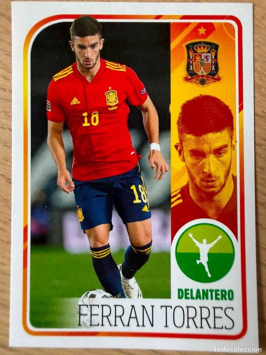 Cromos de f&uacute;tbol: 57 FERRAN TORRES ALBUM DE LA SELECCION CARREFOUR ESPA&Ntilde;A EURO 2020 20 SIN PEGAR PANINI STICKER