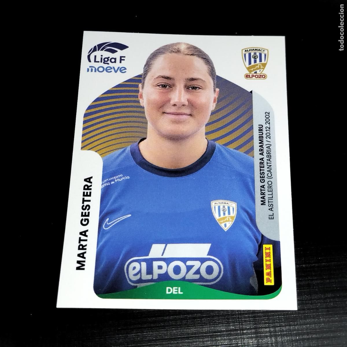 Cromos de f&uacute;tbol: 19 B MARTA GESTERA ALHAMA CF EL POZO CROMOS LIGA F MOEVE FEMENINA PANINI 2025 2026 25 26